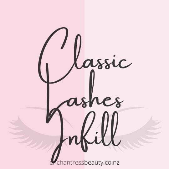 Classic Eyelash Infill Extensions Enchantress Beauty Christchurch Eyelash Extensions